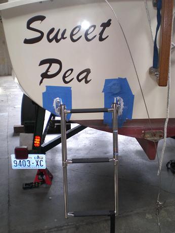 bedded transom ladder